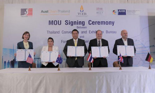 TCEB signs 4 Mice alliances, Food & Hotel Thailand